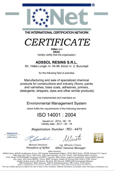 IQNET ISO 14001:2004
